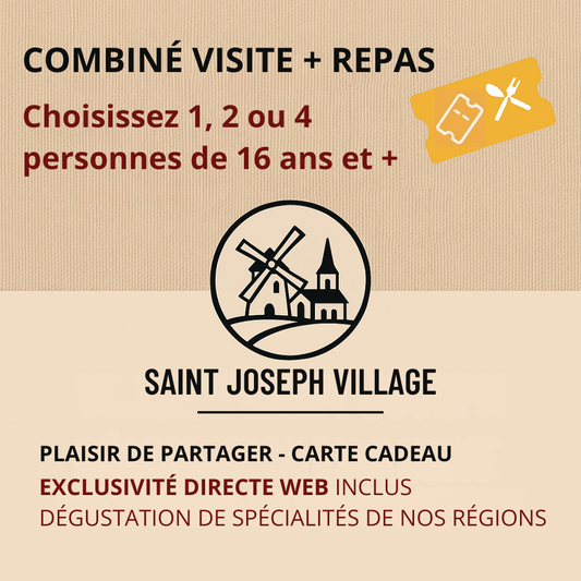 Carte Cadeau 🎁  Combiné Entrée Visite + Repas 2026