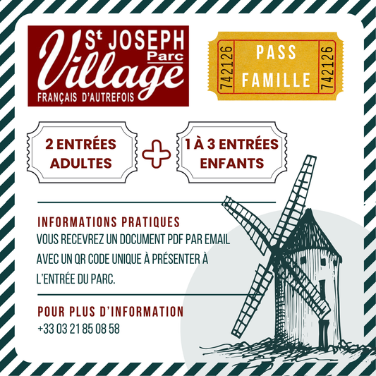 Pass Famille – Journée Complète (2 Adultes + 1 à 3 Enfants)