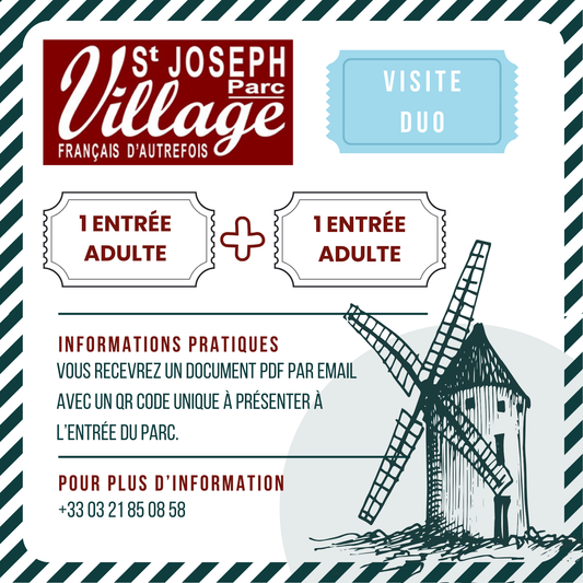Entrée Visite DUO – Village Saint Joseph 2026