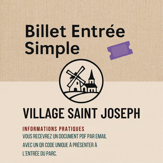 Entrée Simple – Village Saint Joseph 2026