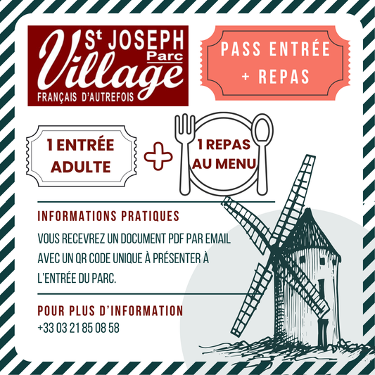 Pass Entrée + Repas 🎟️🍽️