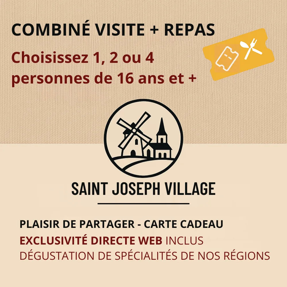Formule visite et repas Saint Joseph Village